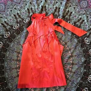 Karen Millen Hot Pink Silk Blouse